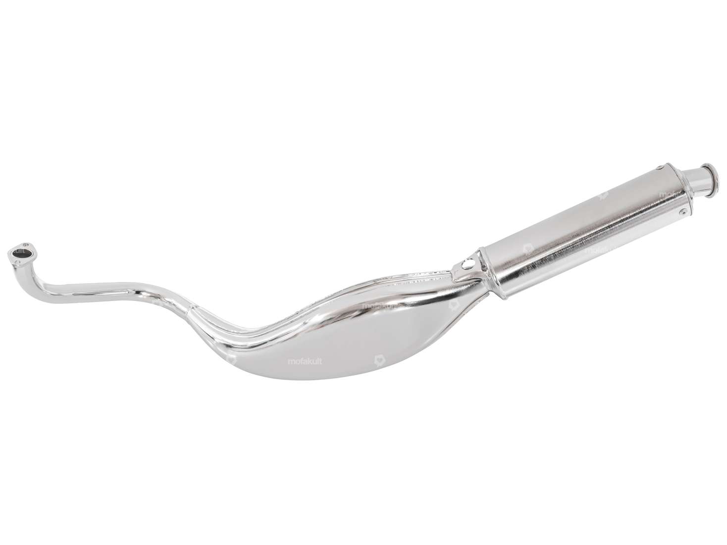 TECNO exhaust "flat belly" chrome | Puch Maxi Carousel Image 1