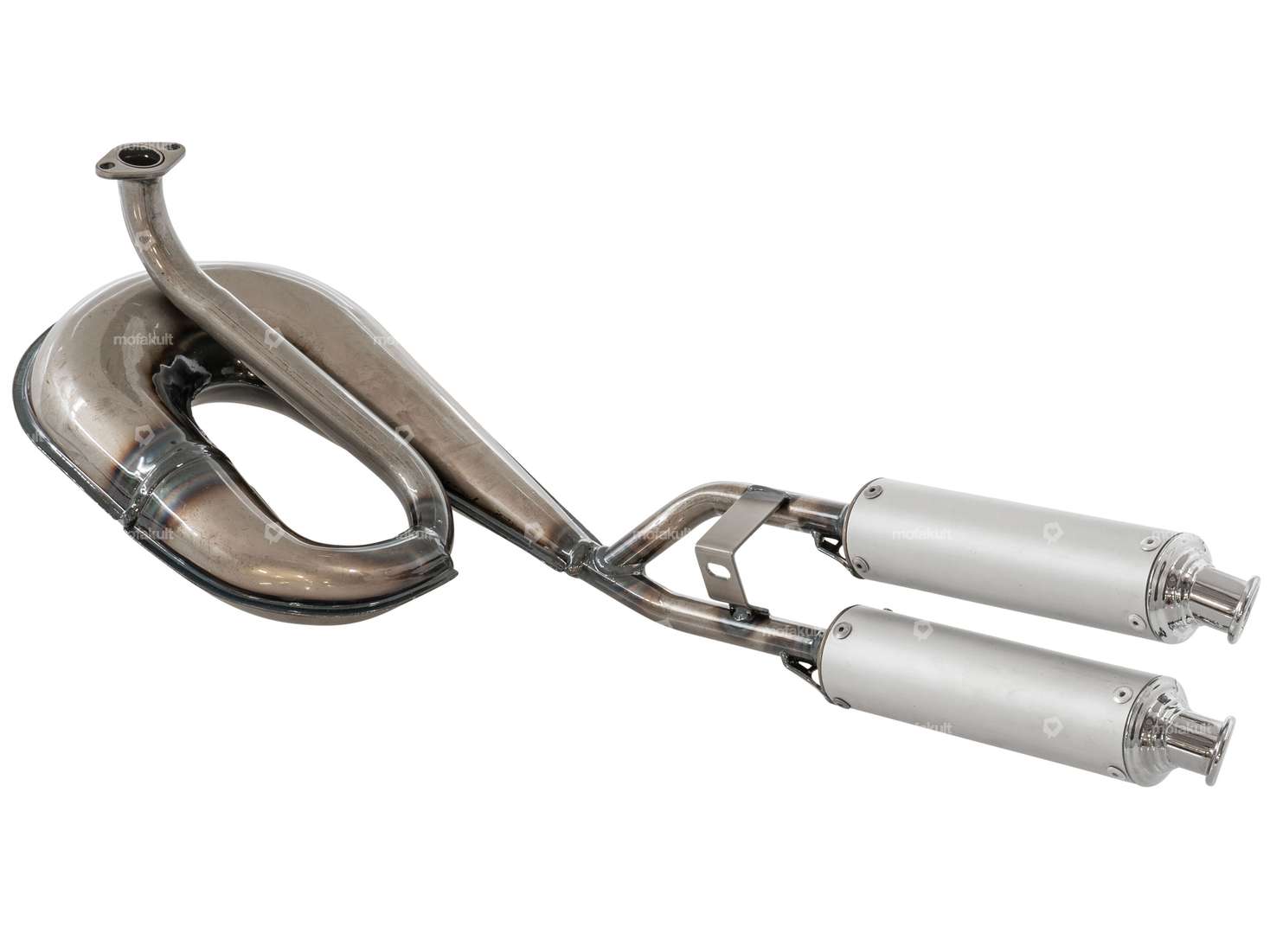 TECNO Circuit double silencer exhaust | Tomos A3, A35 Carousel Image 2