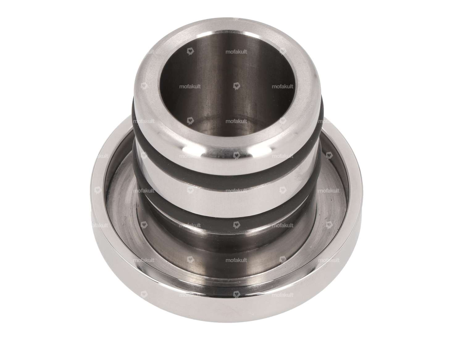 66HEROES Tankdeckel rund «Puch» Inox | Puch Carousel Image 2