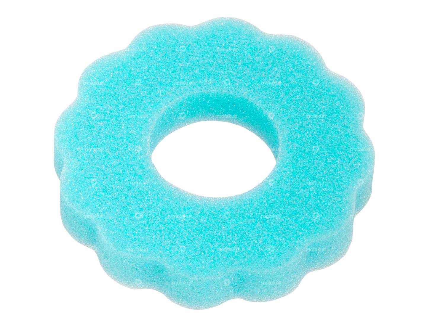 GPO Éponge décorative ondulée Bouchon de réservoir bleu Carousel Image 1