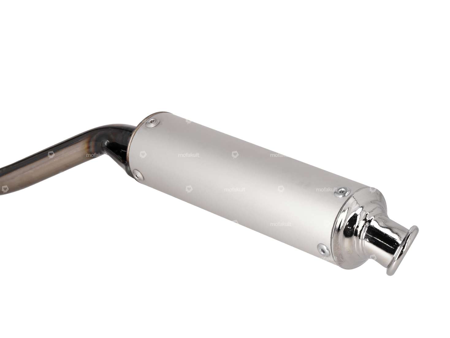 TECNO "off road EVO" pot d'échappement nu | Puch Carousel Image 3