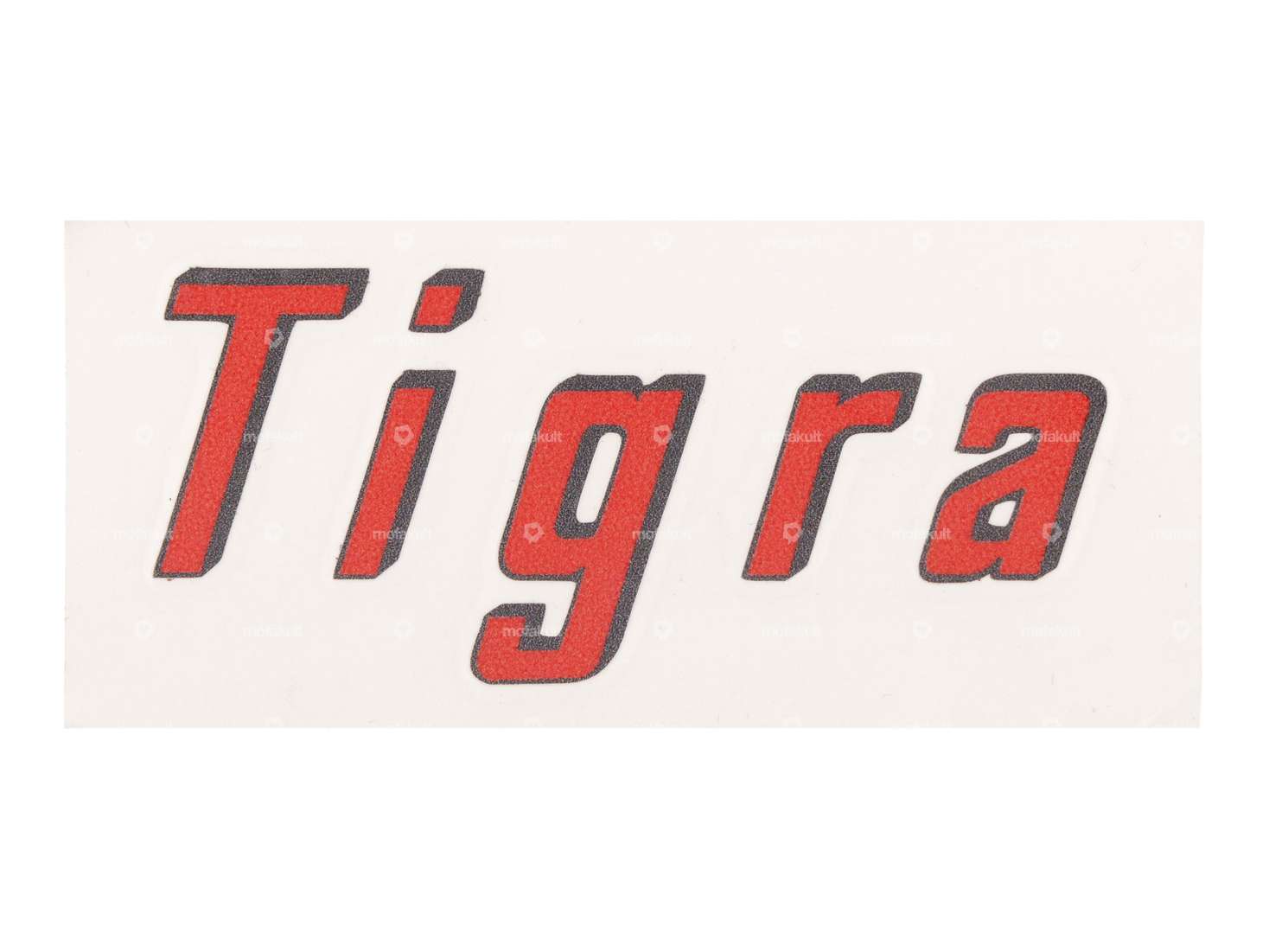 Autocollant « Tigra » en italique 66 x 29 mm | Tigra Carousel Image 1