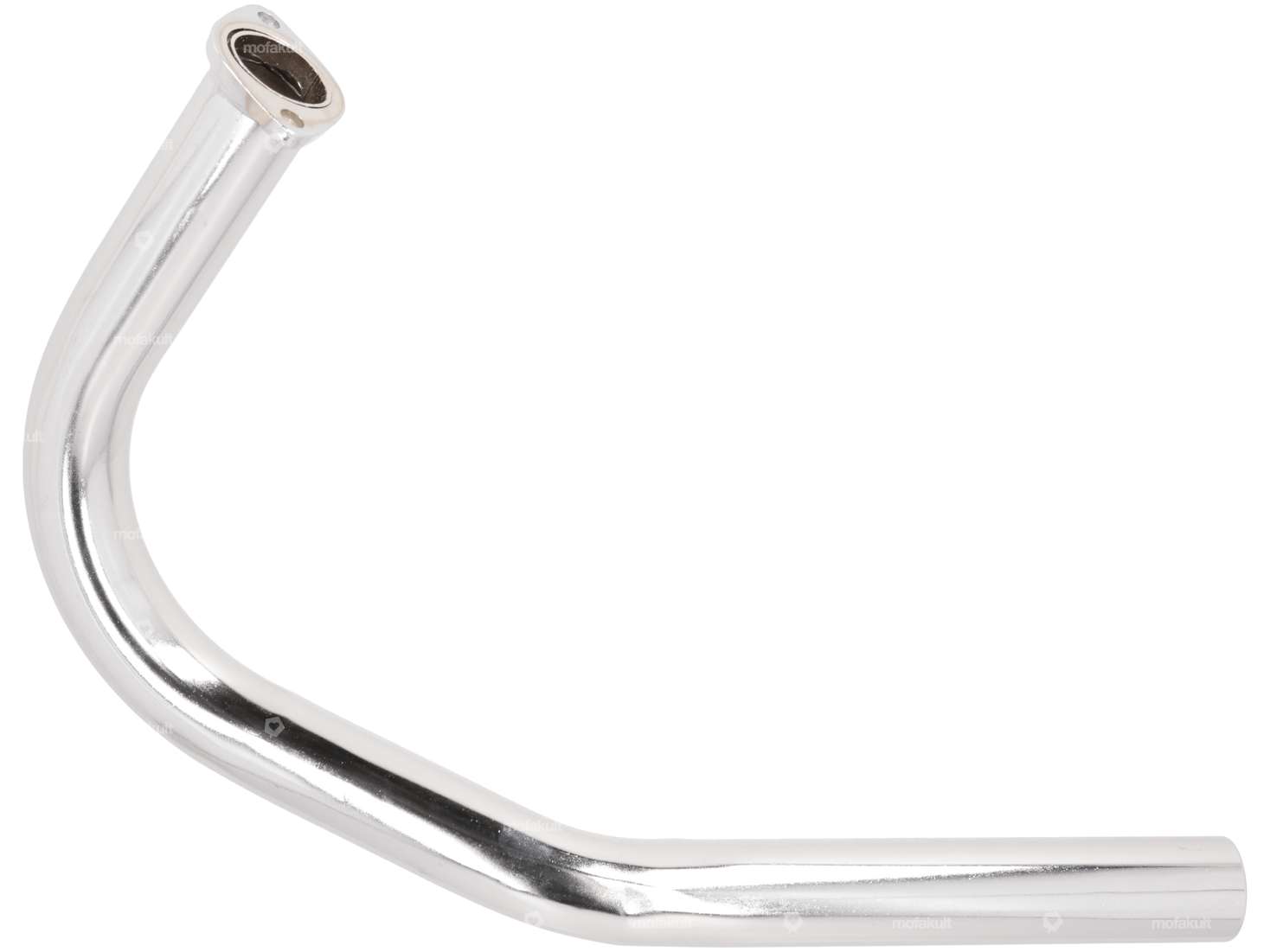 Exhaust manifold 28 mm chrome | Puch M50 Carousel Image 1