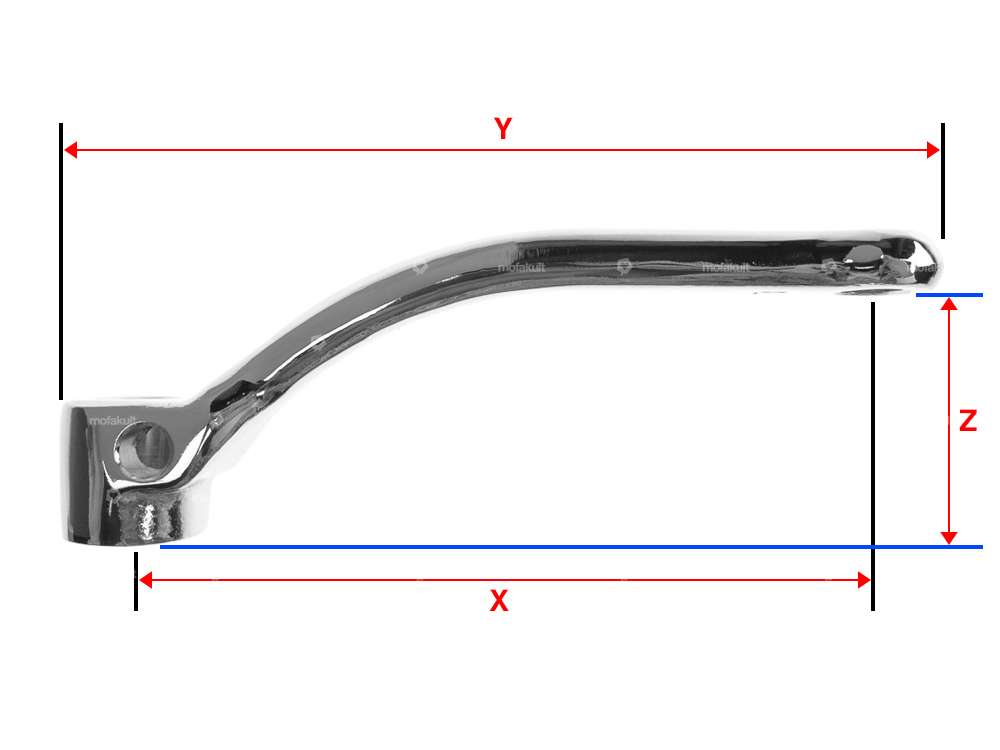 GPO Tretkurbeln Chrom (Paar) | Puch Carousel Image 3