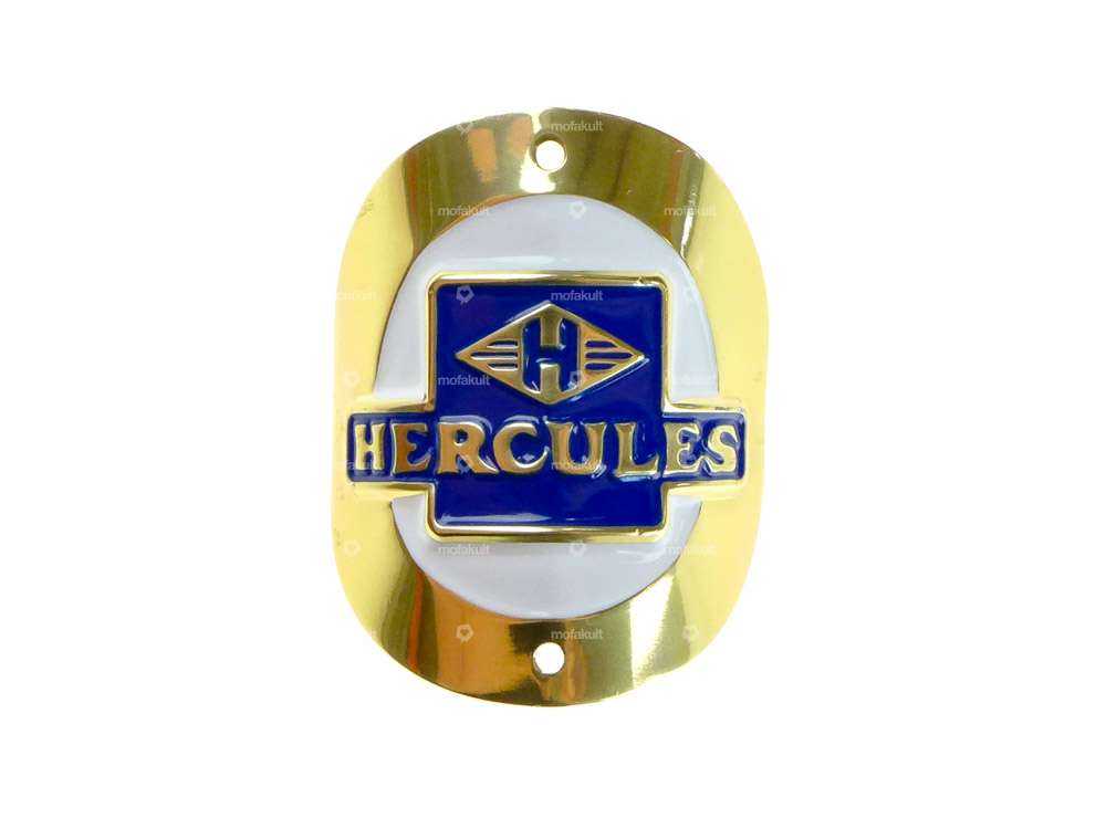 plaque de marque "Hercules" sur le tube de direction (courbée) Carousel Image 1