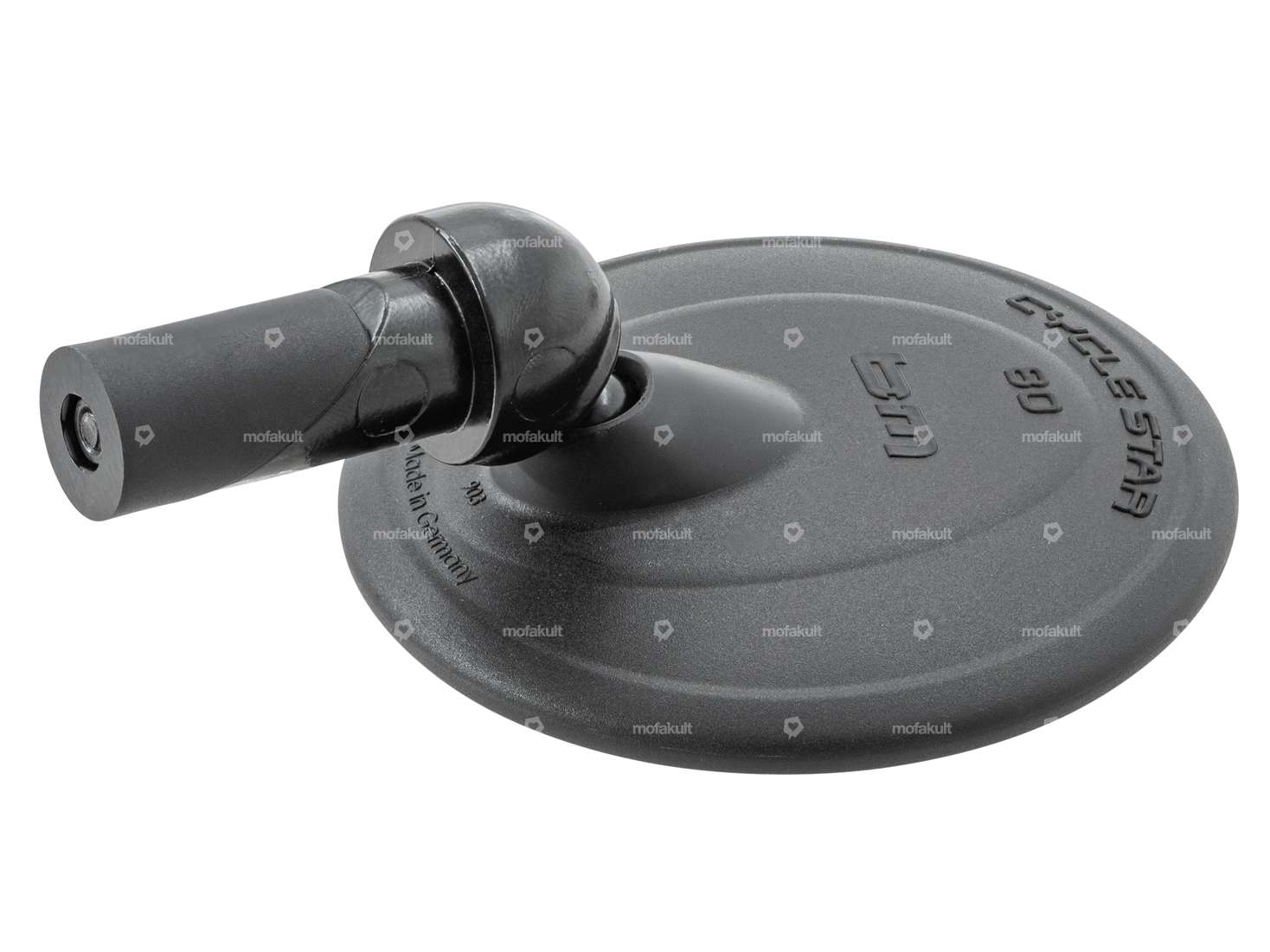 Miroir Bumm rond 8 cm à emboîter noir Carousel Image 3