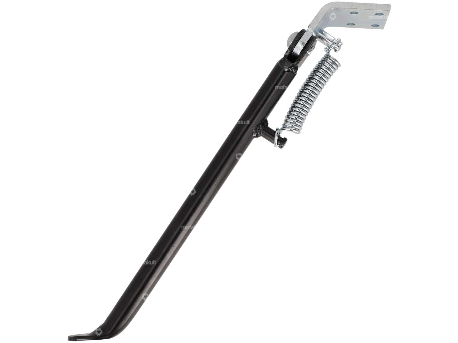 Seitenständer links eckige Befestigung 32 cm schwarz Carousel Image 3