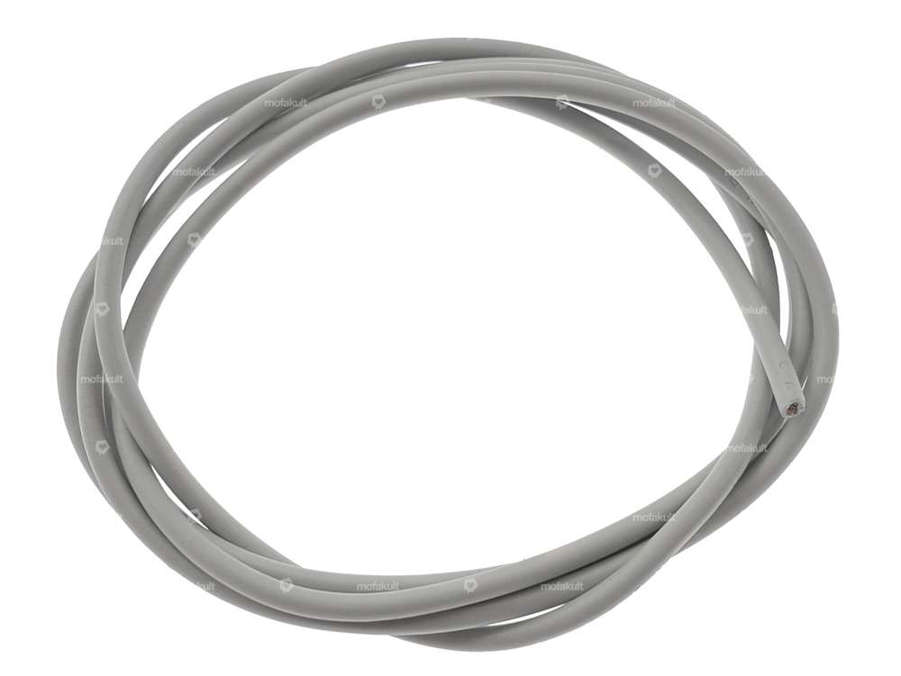 Power cable 1-core grey 0.75mm² (per meter) Carousel Image 1