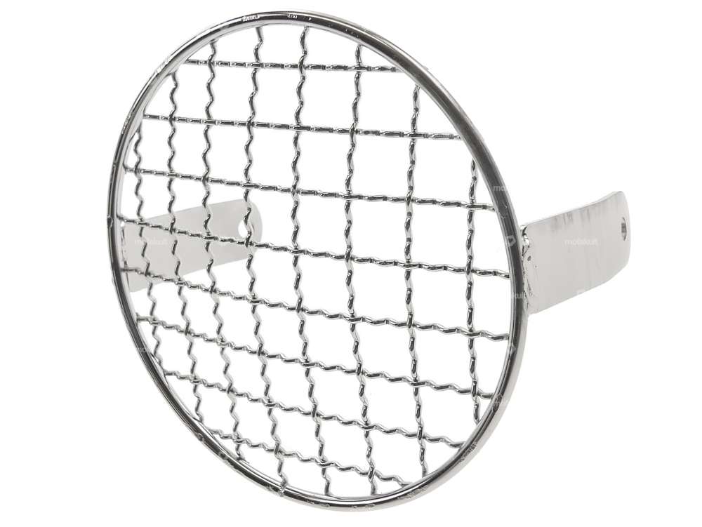 Grille de lampe ronde Chrome Carousel Image 1