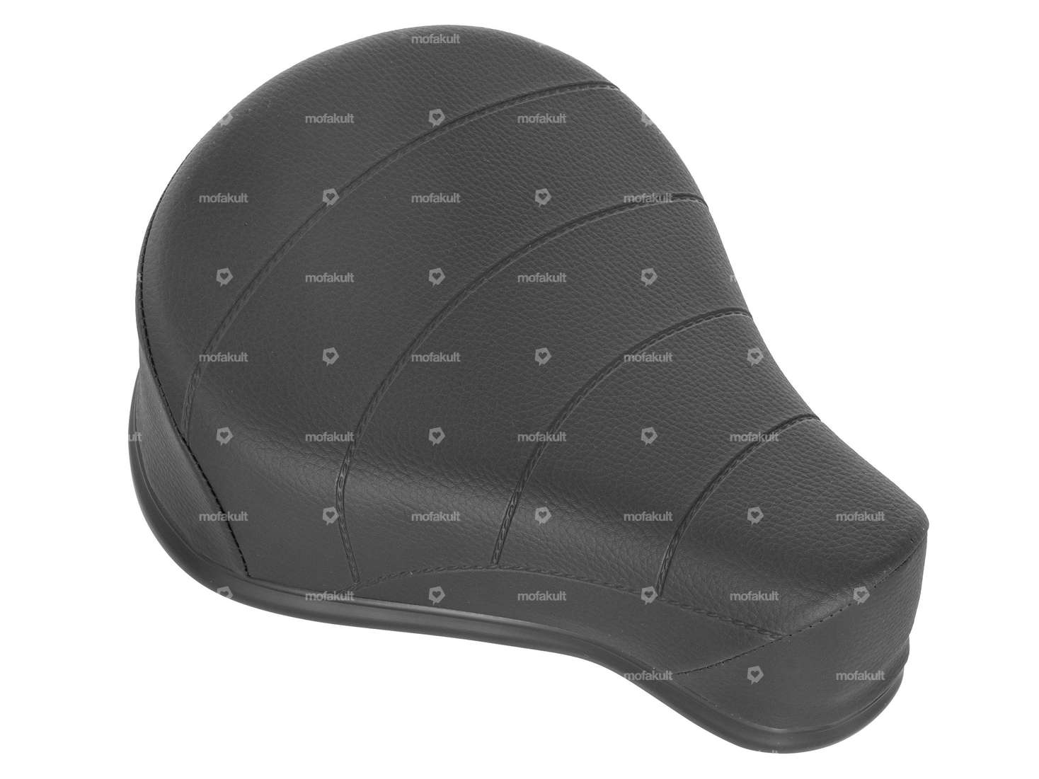 Sattel gefedert niedrig mit Werkzeugbox schwarz (1A-Qualität) Carousel Image 2