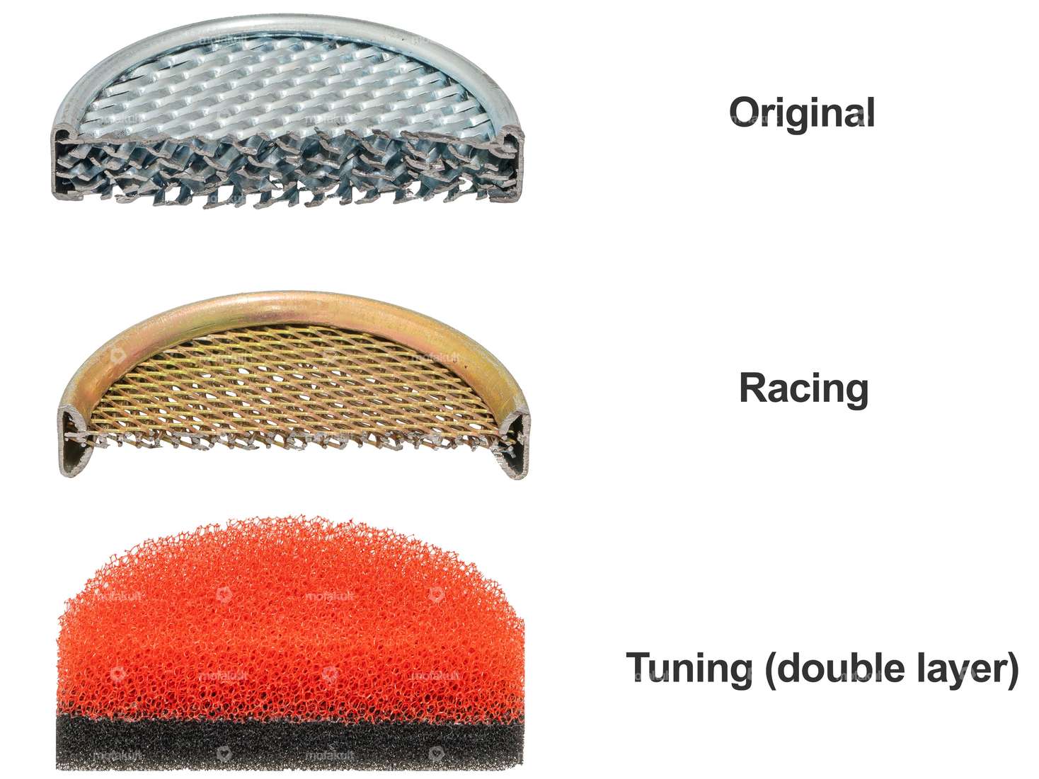 GPO Tamis de filtre à air Ø 52 mm "Racing Carousel Image 2