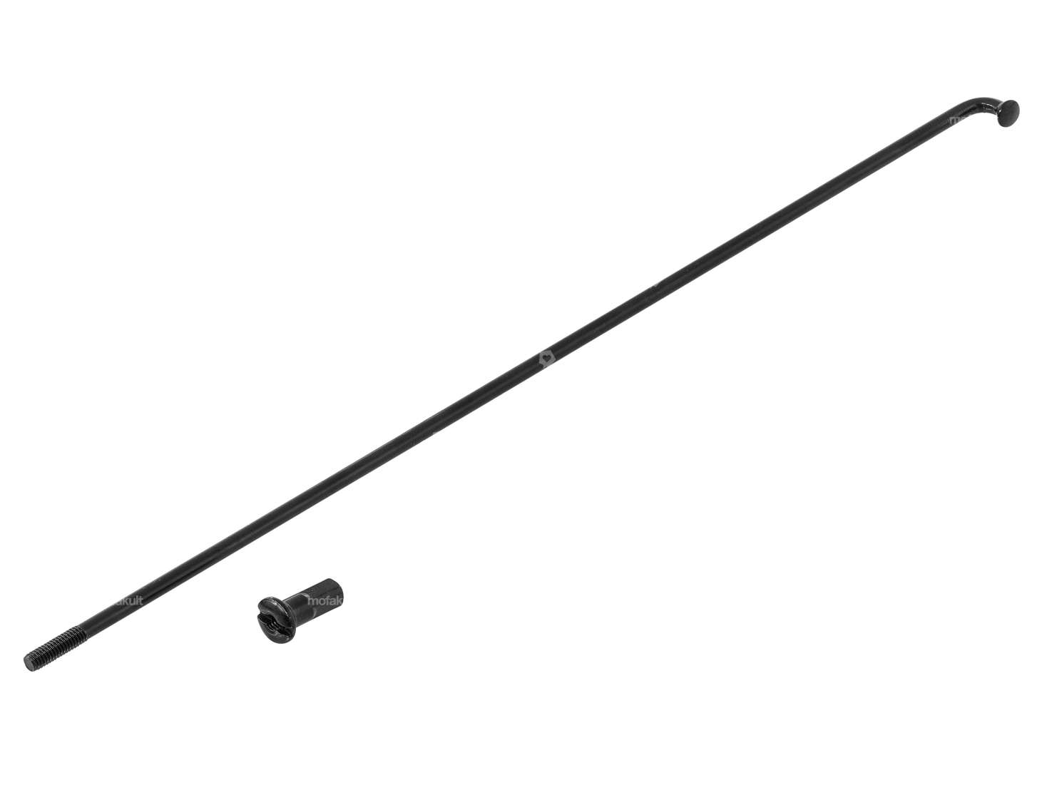 GPO 19" Speiche einzeln inkl. Nippel (2.9 x 212 mm) schwarz Carousel Image 1