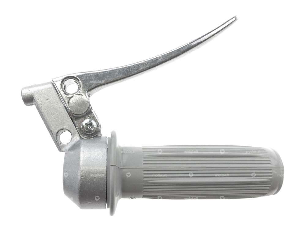 Poignée de gaz en fonte, pointue, grise Carousel Image 1