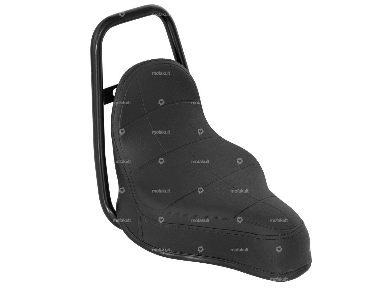 selle chopper "PUCH" inscription noire Carousel Image 2