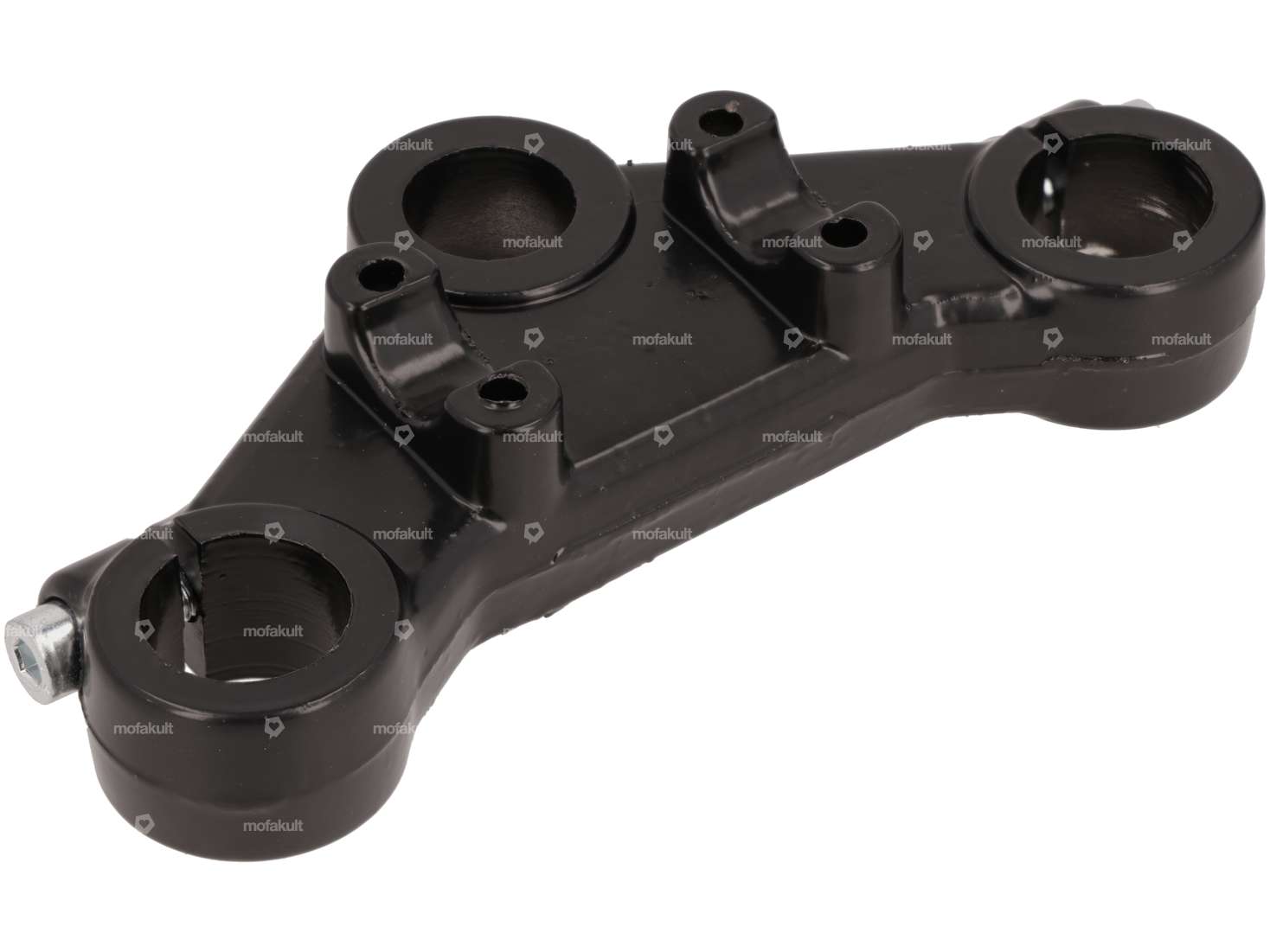 EBR Té de fourche supérieur alu (Ø 28 mm longerons) noir Carousel Image 1