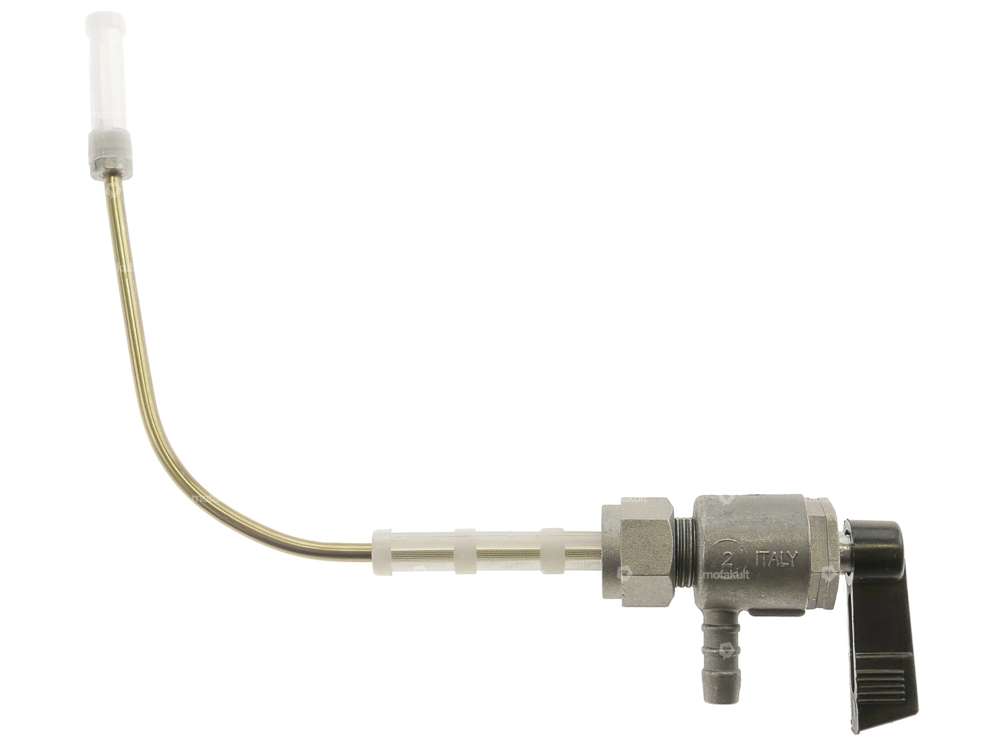 OMG robinet d'essence horizontal M12x1 (avec écrou) sortant par le bas Carousel Image 2