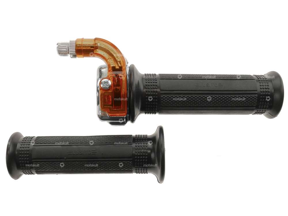 Lusito Gasdrehgriff Alu blank / orange Carousel Image 1