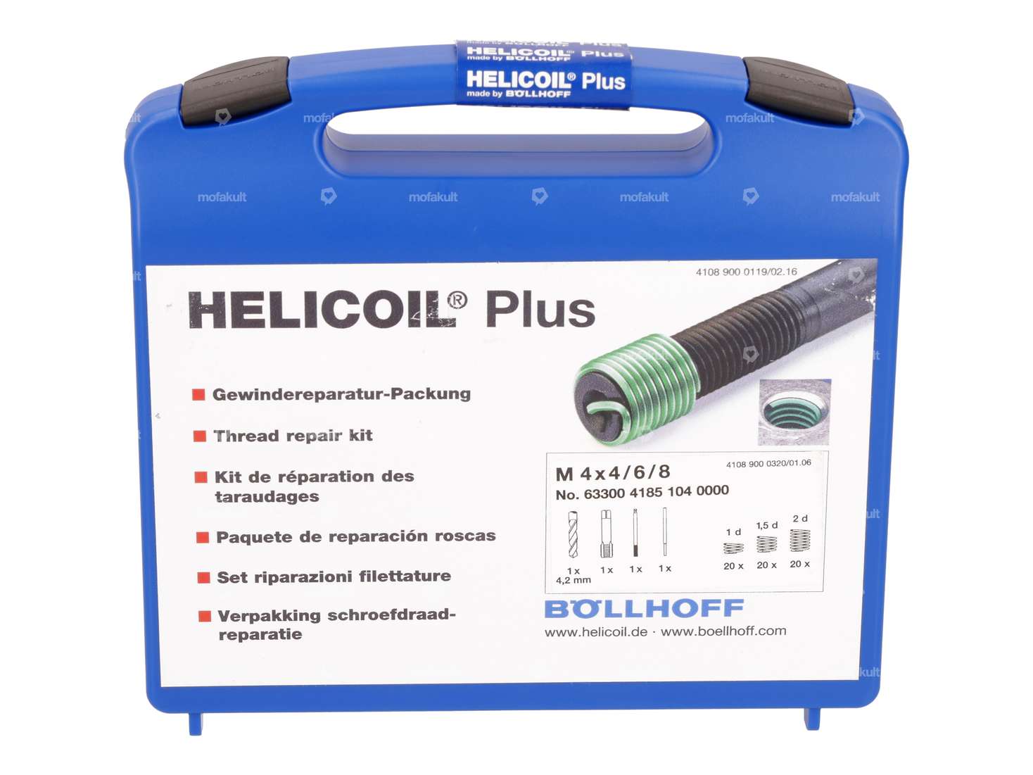 HeliCoil Gewinde-Reparatur-Set M4 (Profi Werkzeug) Carousel Image 1