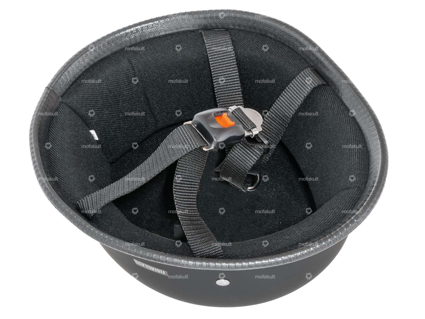 Casque à coque "Military" noir mat Carousel Image 3