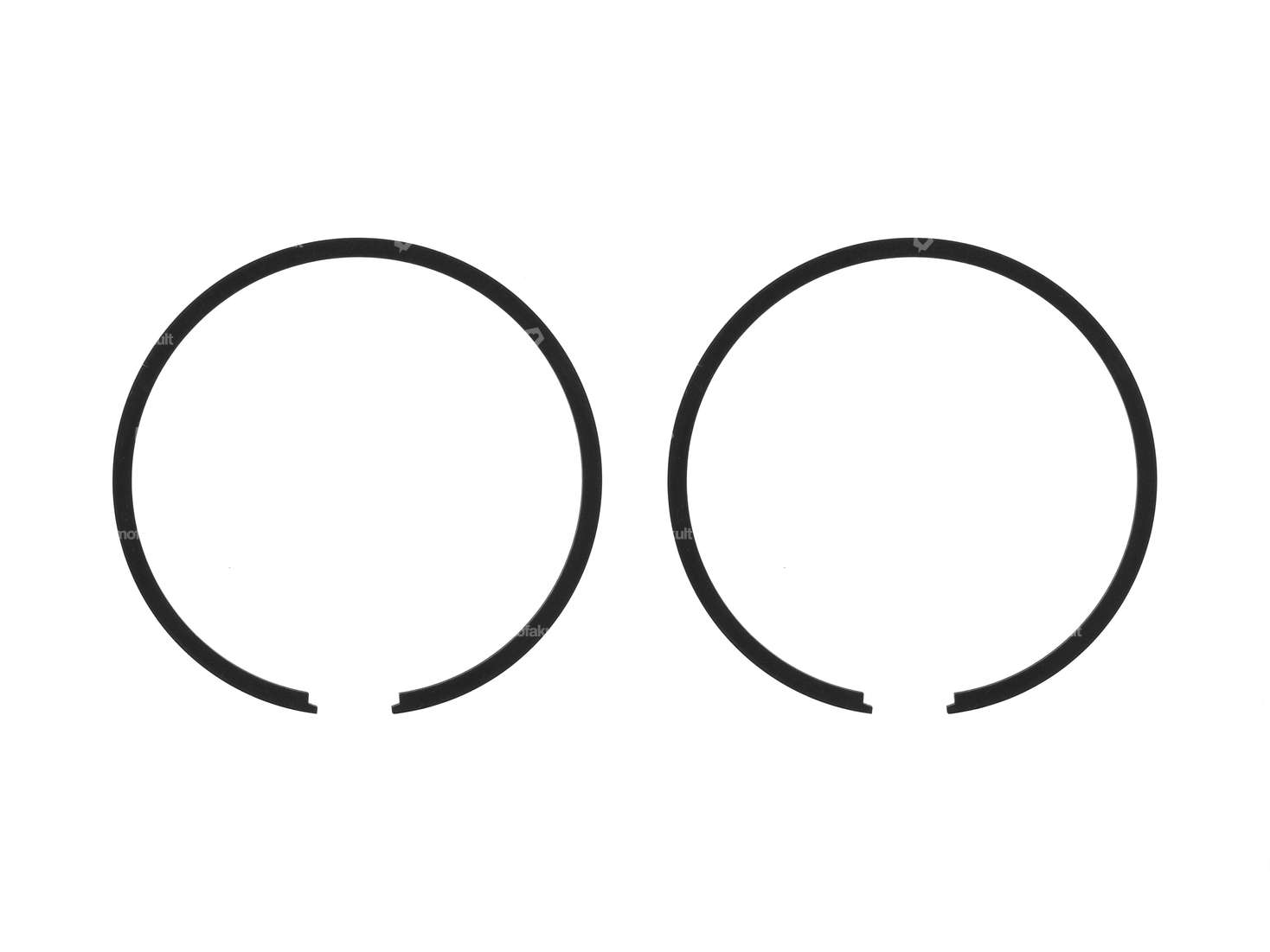 Segments de piston Airsal Ø 43.5 x 1.5 mm (paire) | Morini Carousel Image 1