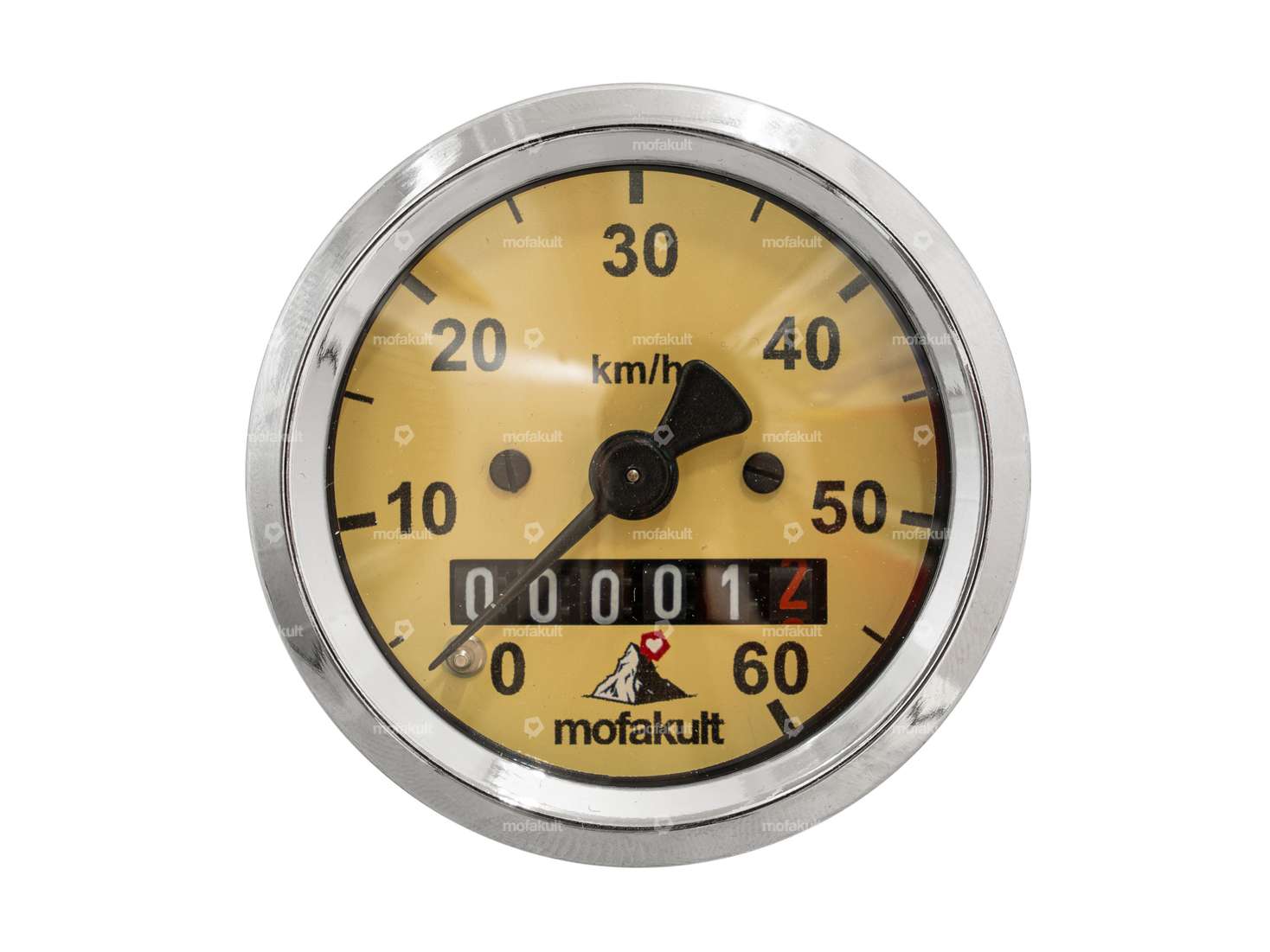 66HEROES speedometer 60 km/h Ø 48 mm | mofakult logo Carousel Image 2
