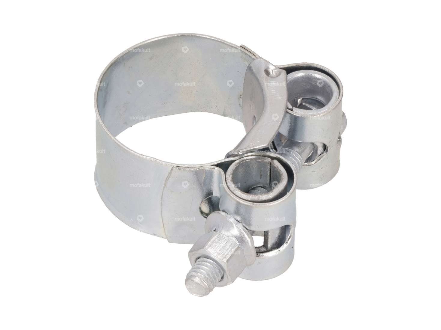 Screw clamp 26 - 28 mm solid W1 galvanized Carousel Image 1