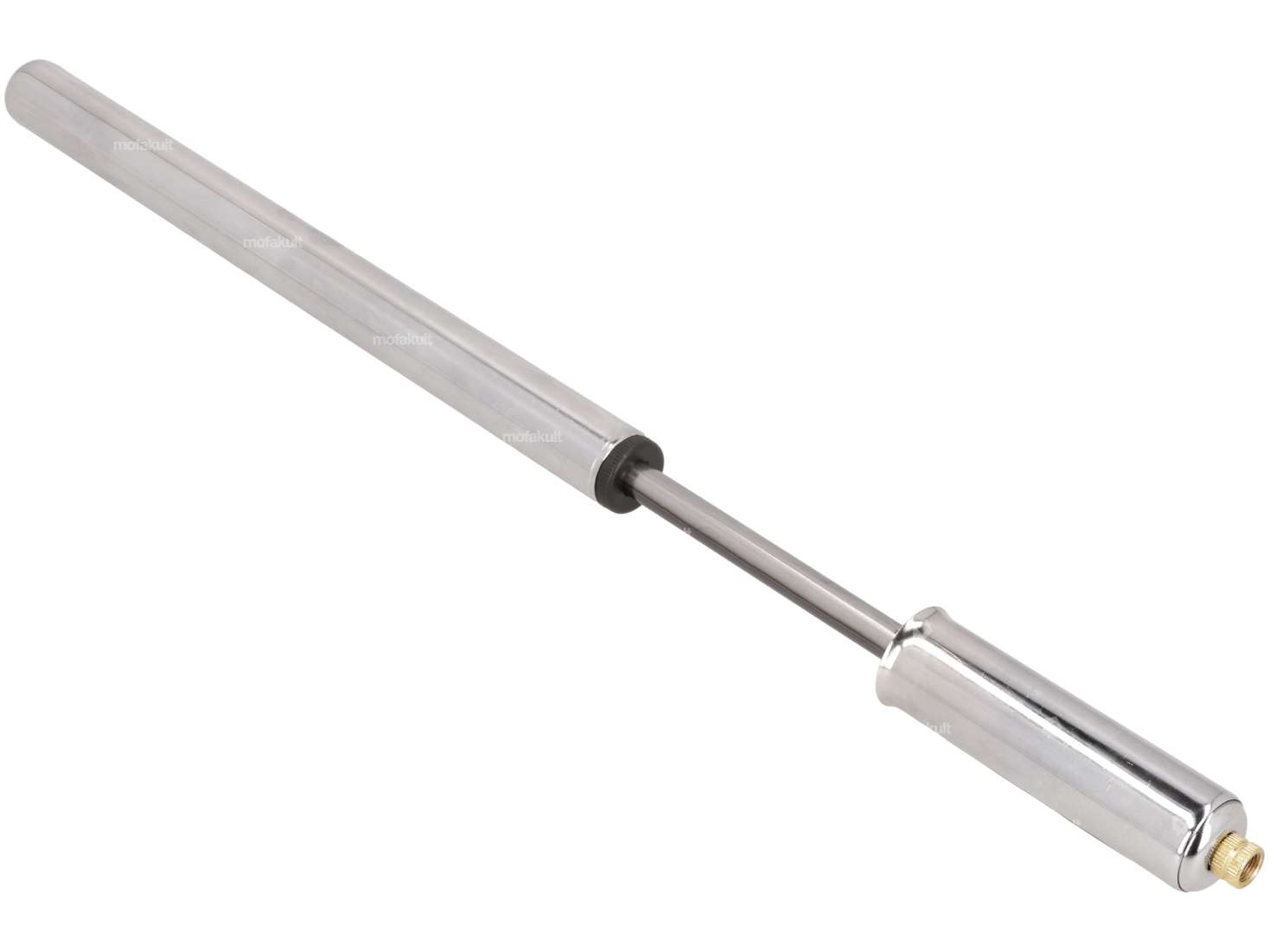 Pumpe klassisch mit Schlauch 33 - 37 cm Chrom Carousel Image 2