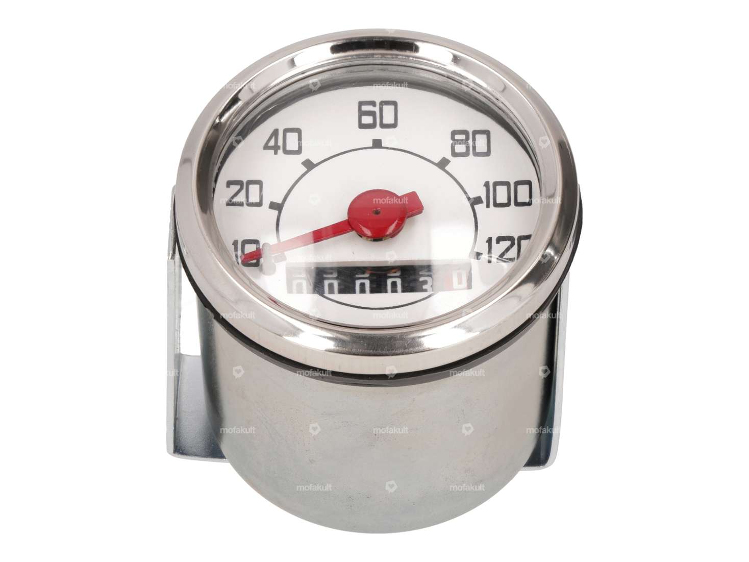 Tachymètre 120 km/h Ø 48 mm réplique Veglia | Piaggio Ciao, SI, Bravo, Boxer Carousel Image 1