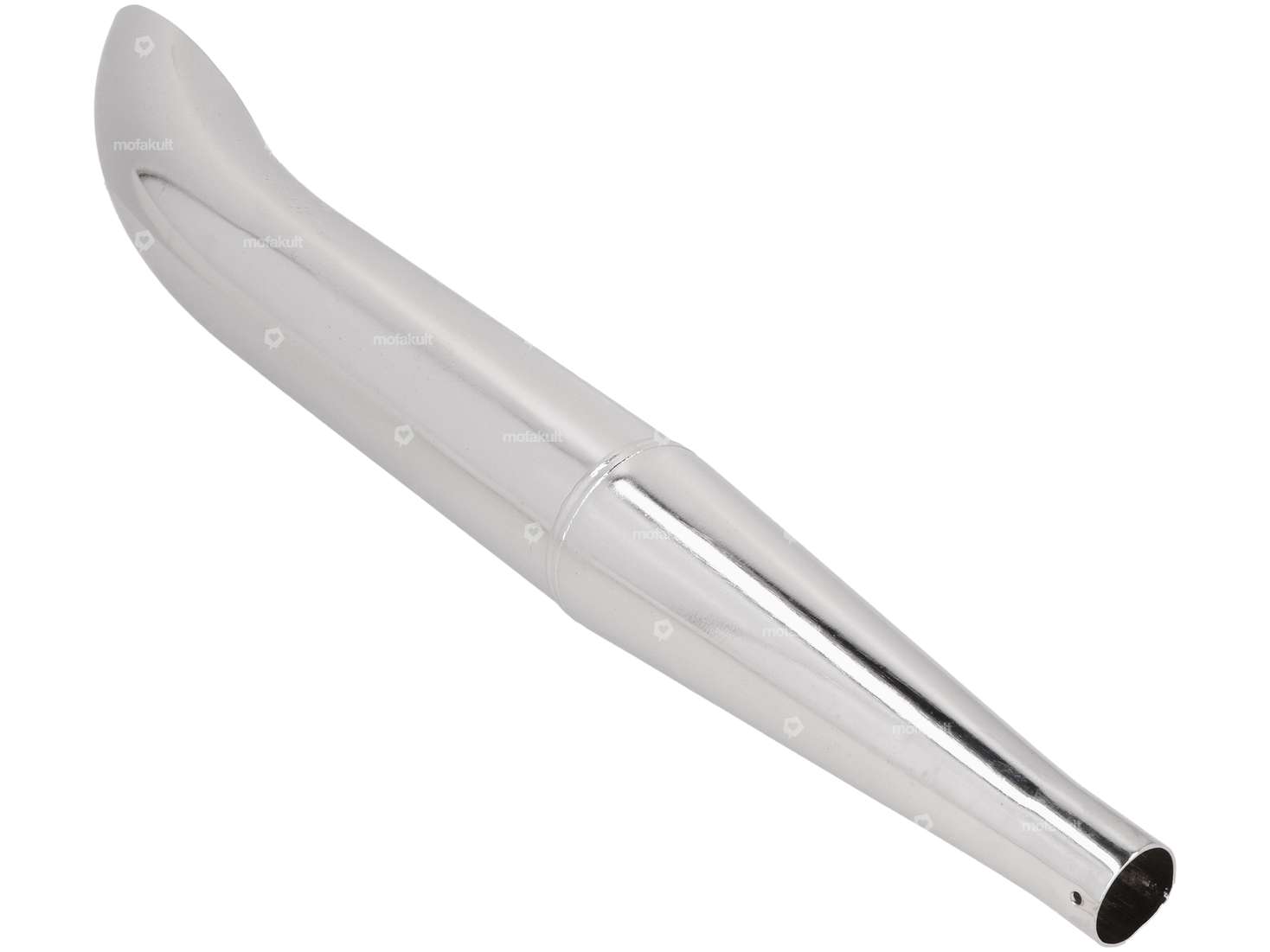 Sidepipe silencer Ø 28 / 60 mm chrome Carousel Image 3