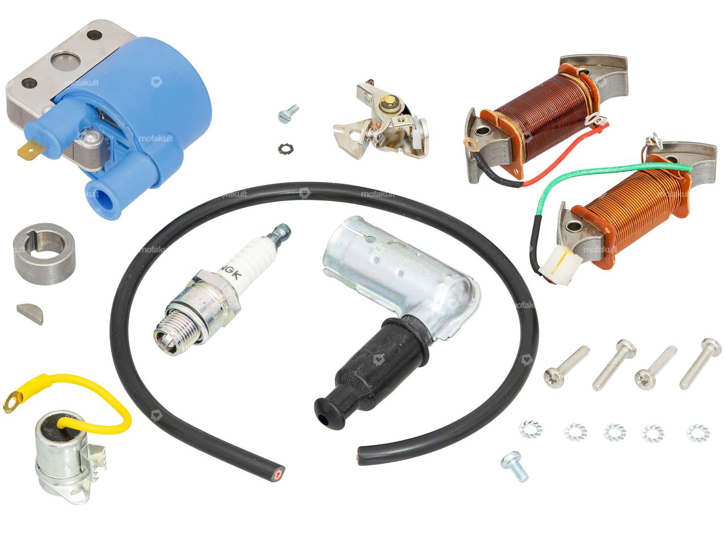 Revision set breaker ignition large | Piaggio Ciao, SI, Bravo, Boxer Carousel Image 1