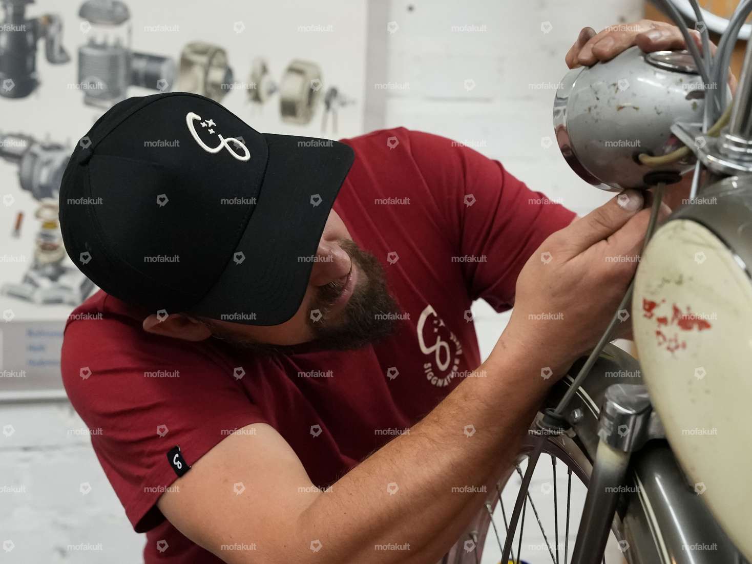 Casquette Siggnature "S" noire Carousel Image 3