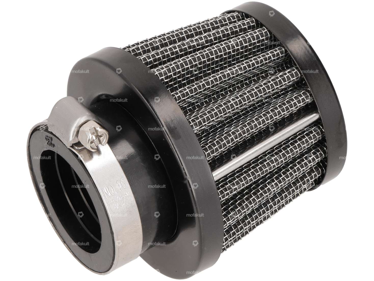 66HEROES Filtre à air champignon grille noire Dell'Orto PHBG (Ø=28 mm) Carousel Image 1