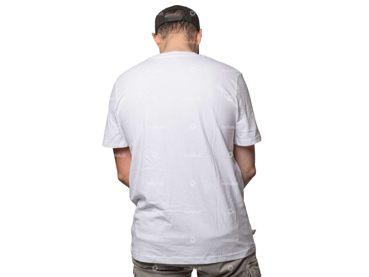 T-shirt mk-Merch "PUCH" blanc Carousel Image 4