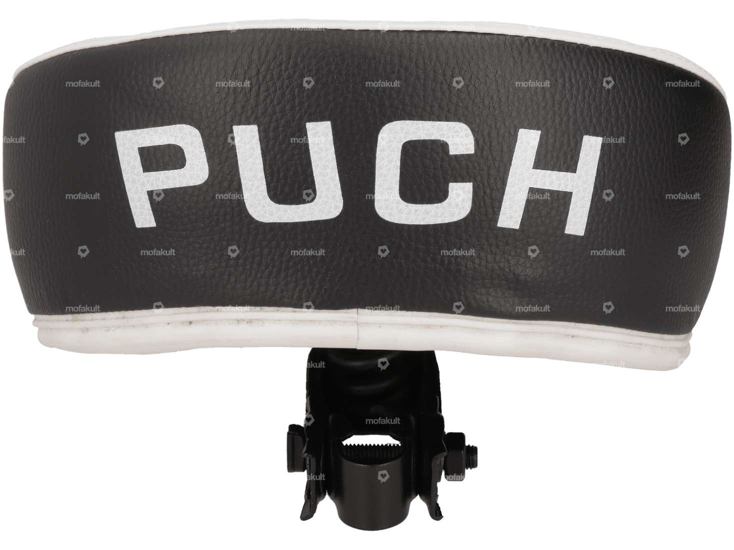 Saddle "PUCH" black - white Carousel Image 3