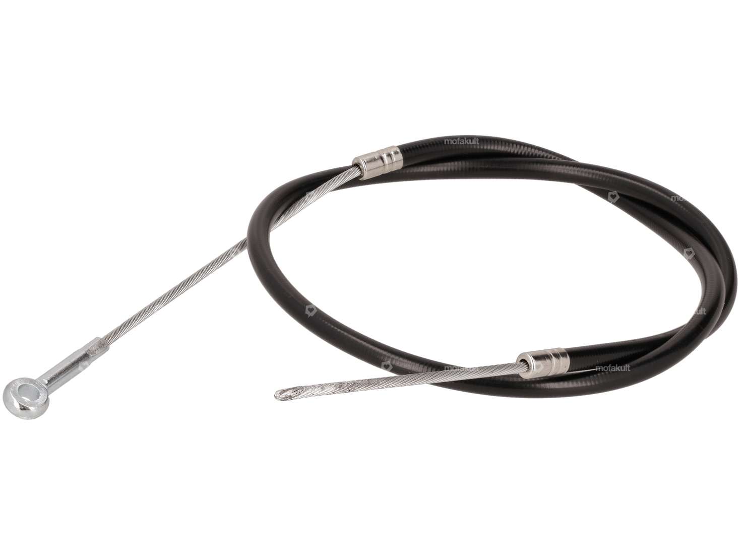 BGM brake cable (with eyelet) rear with cover black | Vespa PX Carousel Image 2