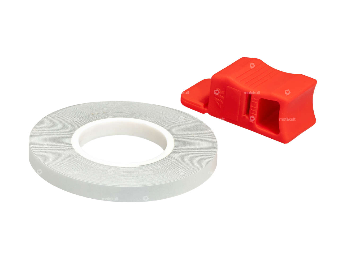 Felgenband 5 mm x 6 m weiss-glitzer Carousel Image 1