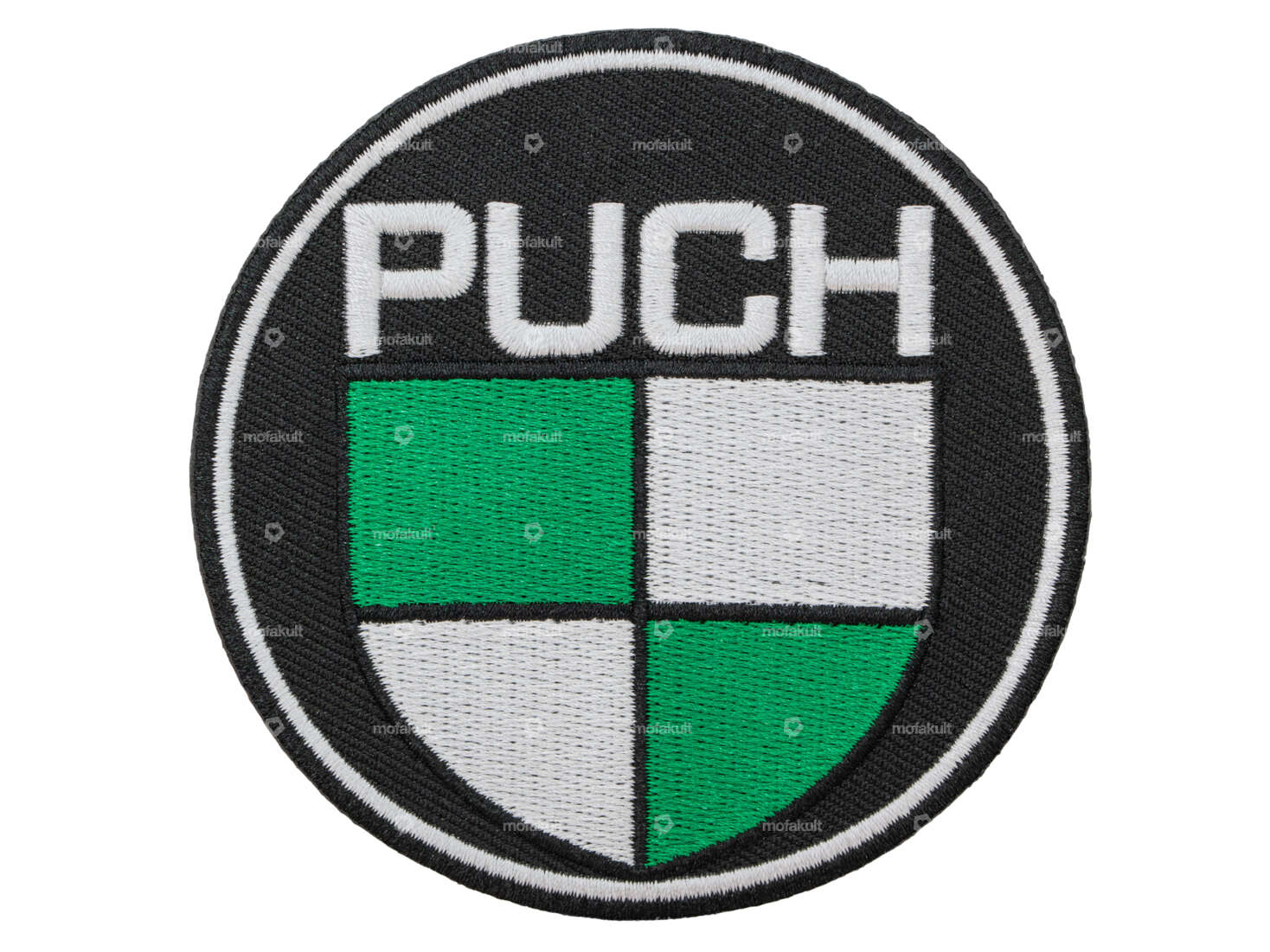 mk-Merch Aufnäher «Puch» Ø 90 mm Carousel Image 1