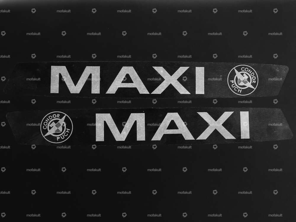 Tank adhesive Puch Maxi white Carousel Image 1