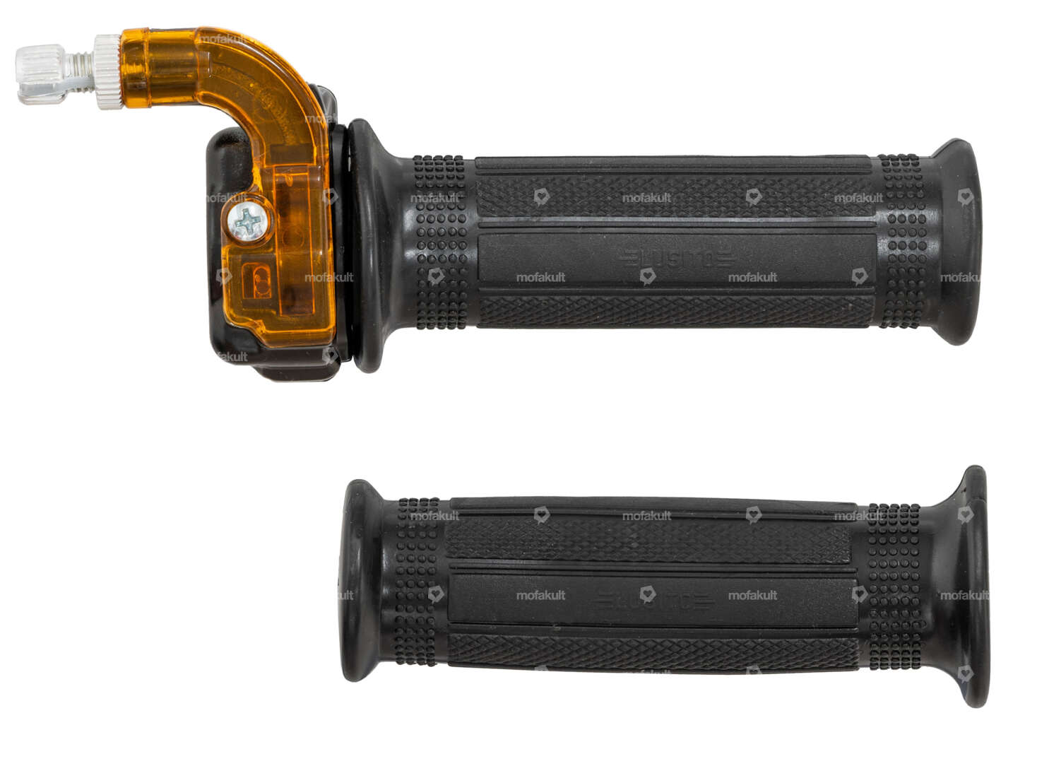 Lusito Gasdrehgriff Alu schwarz / orange Carousel Image 1