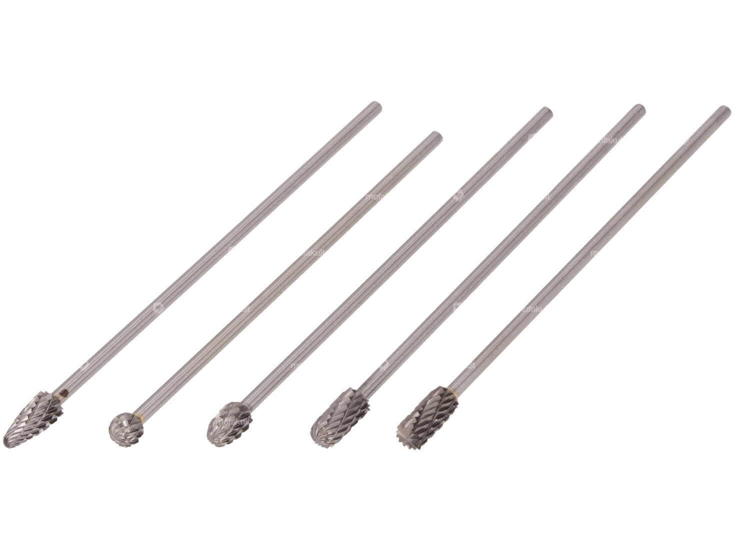 Jeu de fraises 100 mm en métal dur 5 pces (admission 3 mm) Carousel Image 1