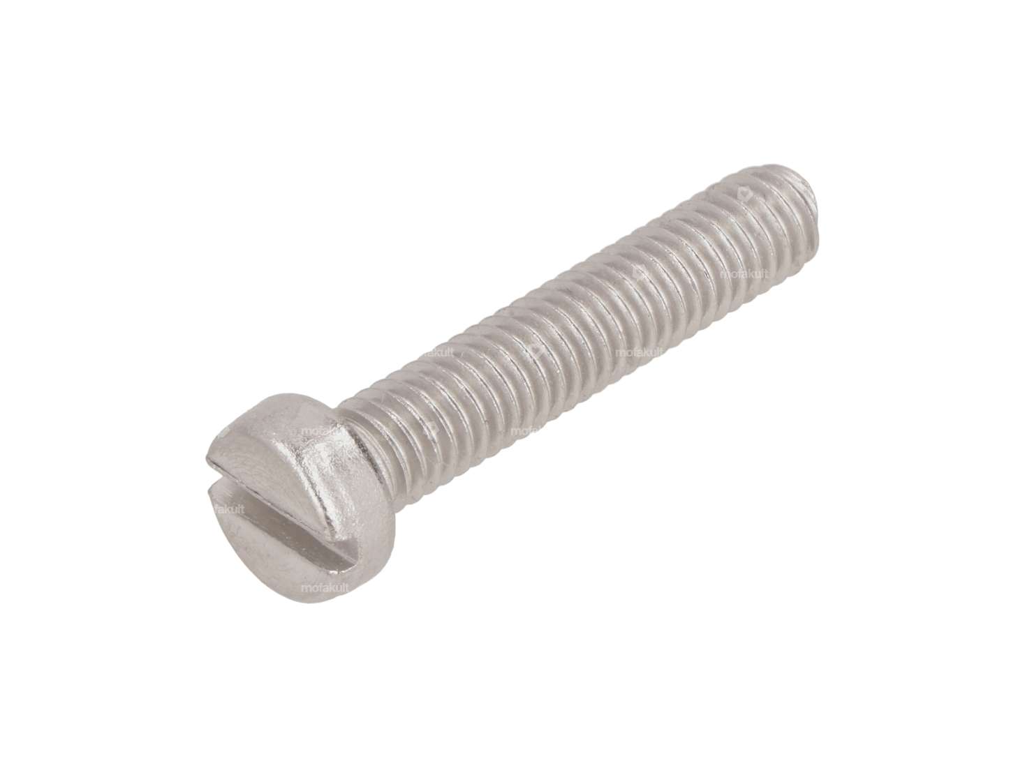 Vis M6x30 culasse fente inox Carousel Image 1