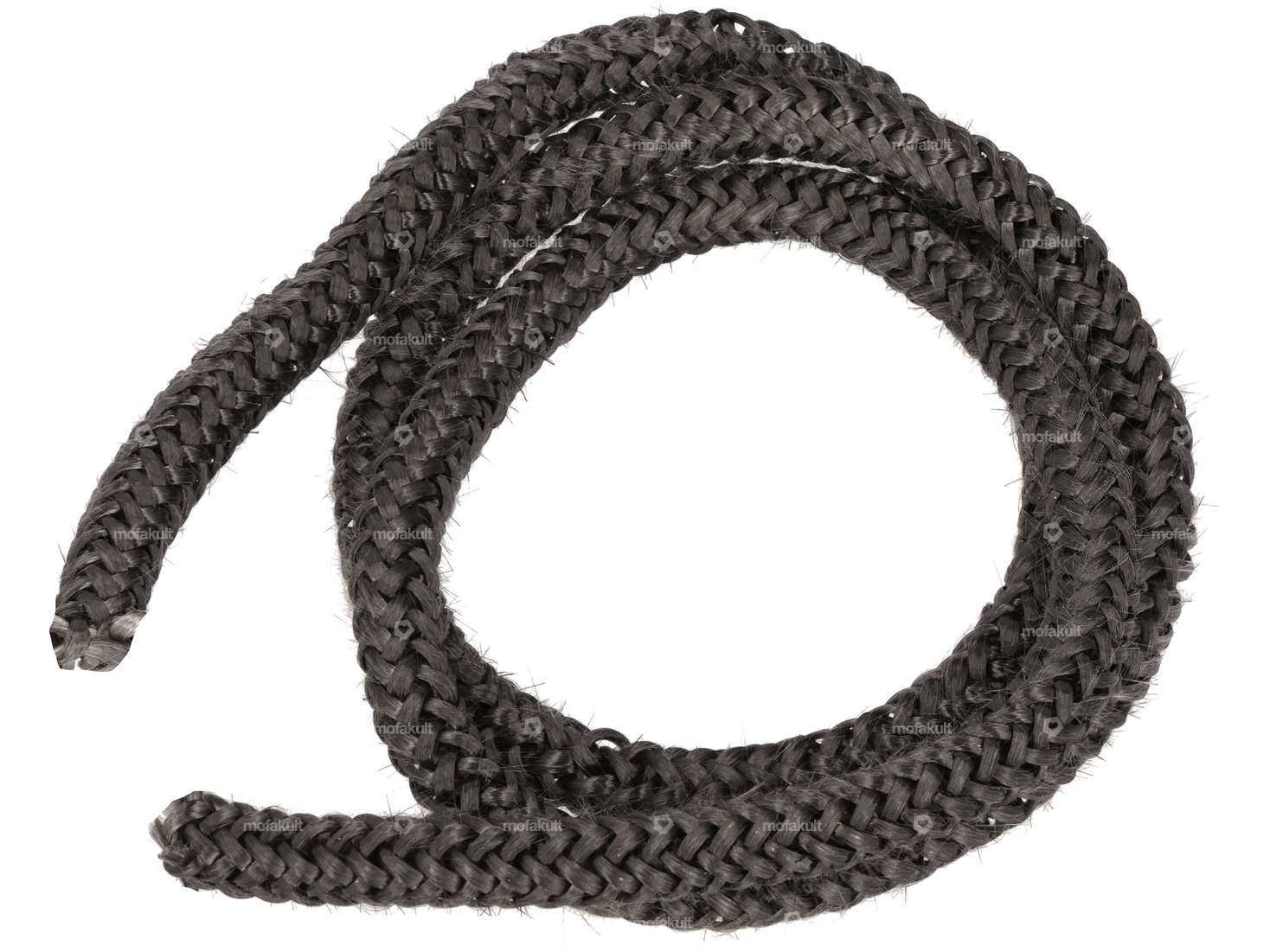 VITCAS cordon d'étanchéité 8 mm fibre de verre souple noir (au mètre) Carousel Image 1