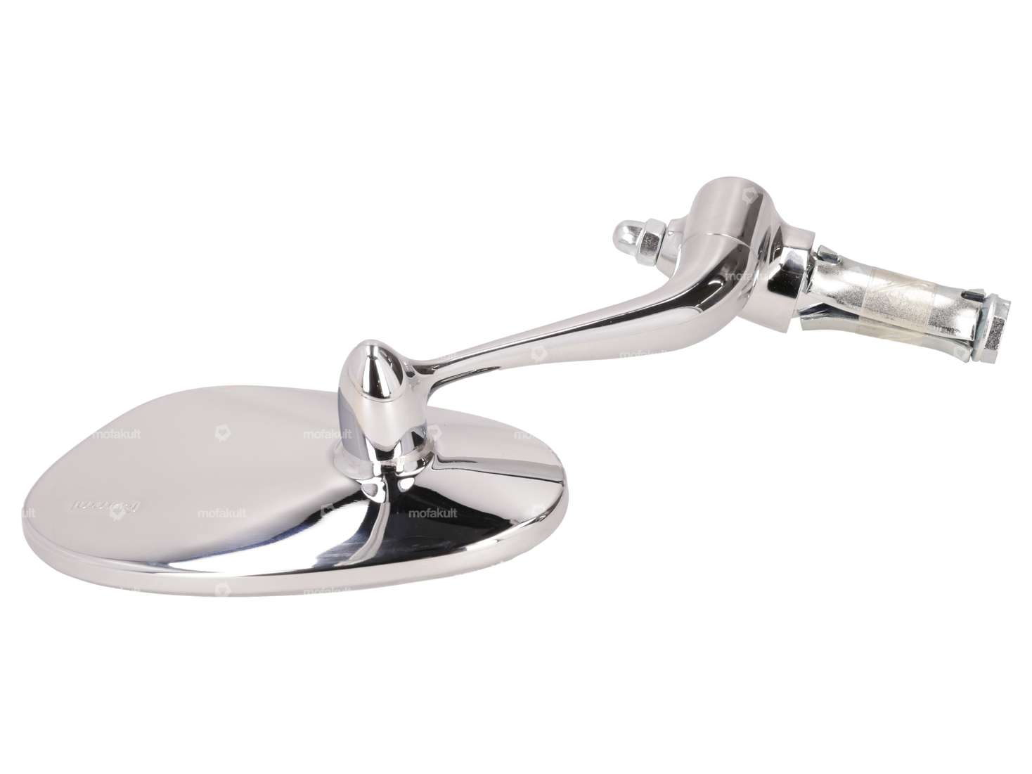 Rétroviseur Bumm ovale gauche court version enfichable chrome Carousel Image 2