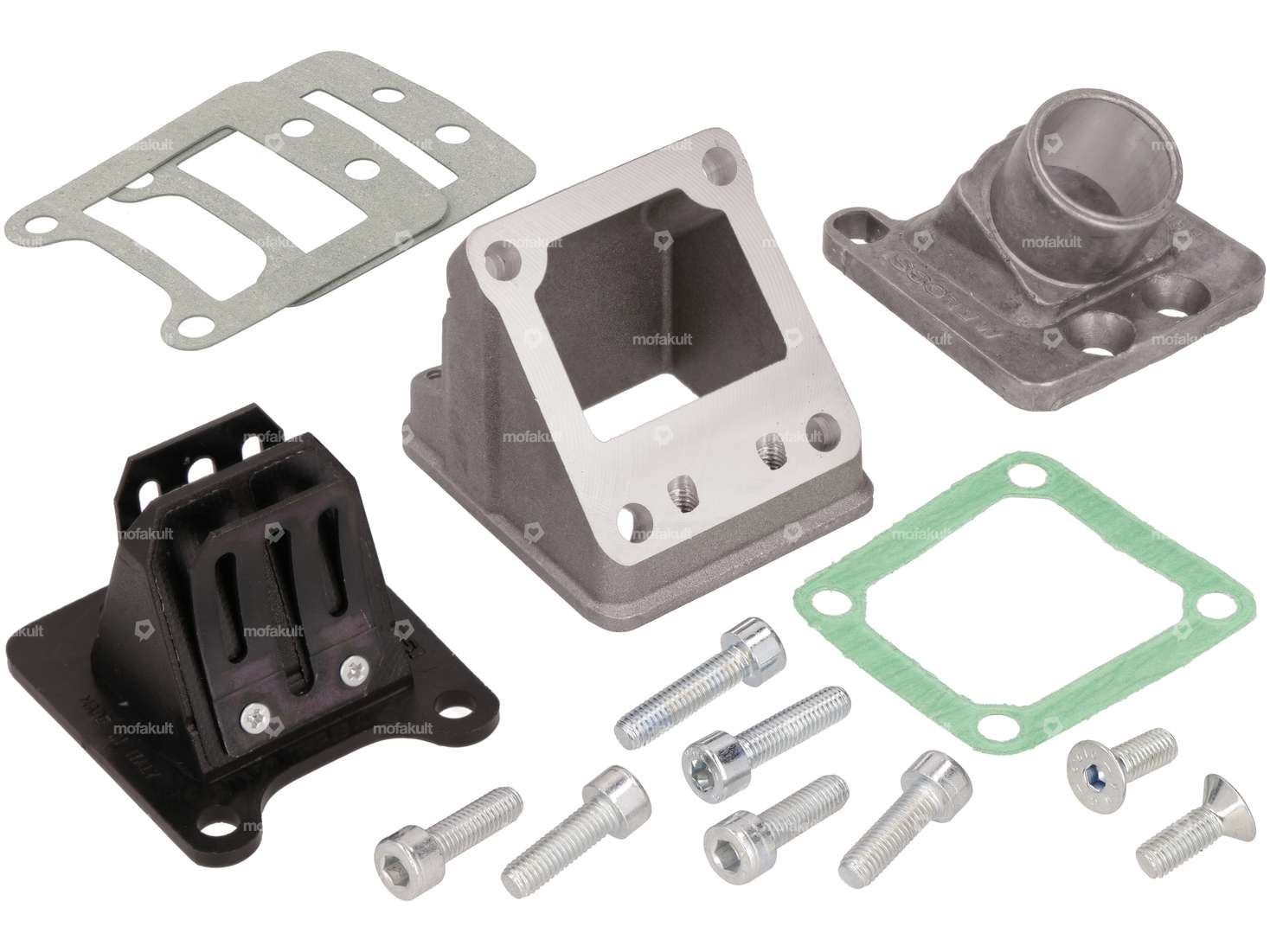 Malossi membrane à 4 rabats carbonite Puch Carousel Image 1