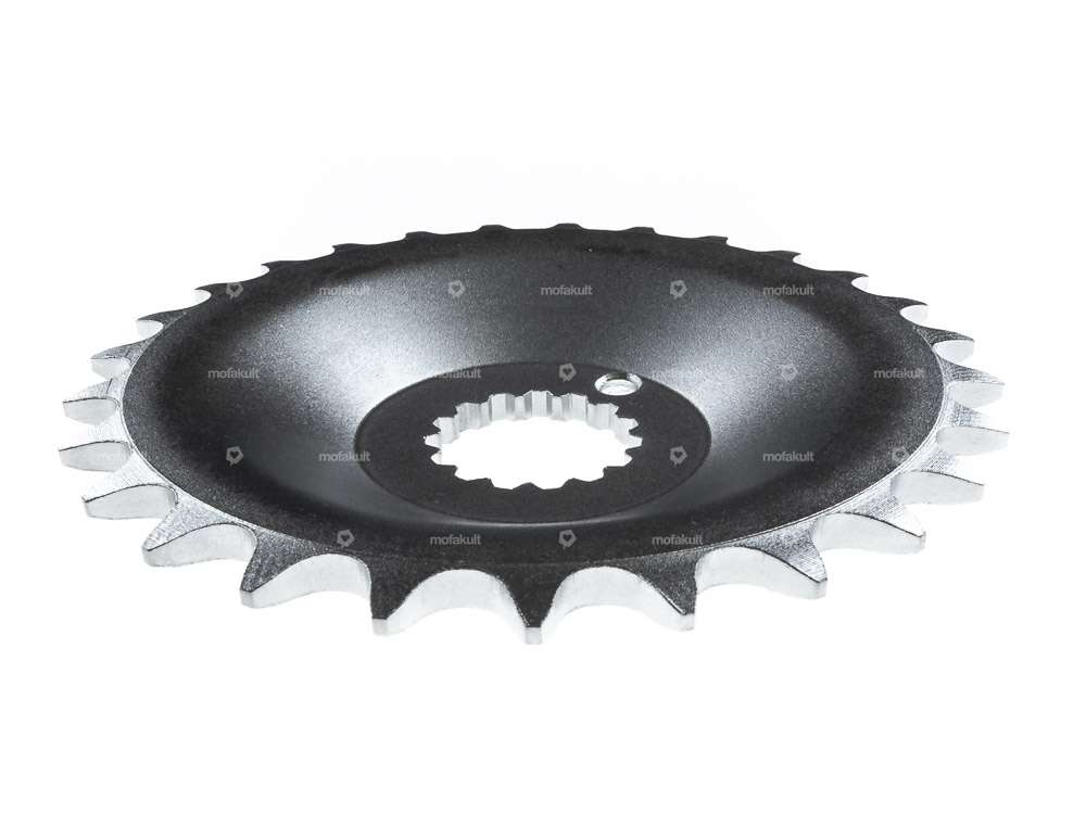 Pignon 27 dents coudé galvanisé | Tomos A3/A35 Carousel Image 2