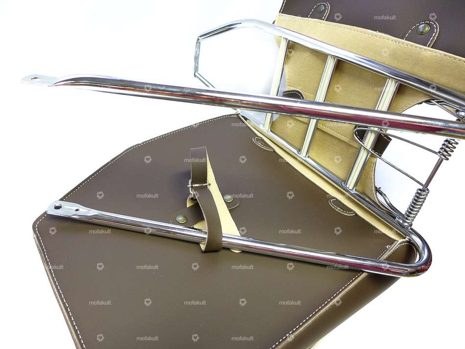 Luggage bag Classic brown / cream Carousel Image 4