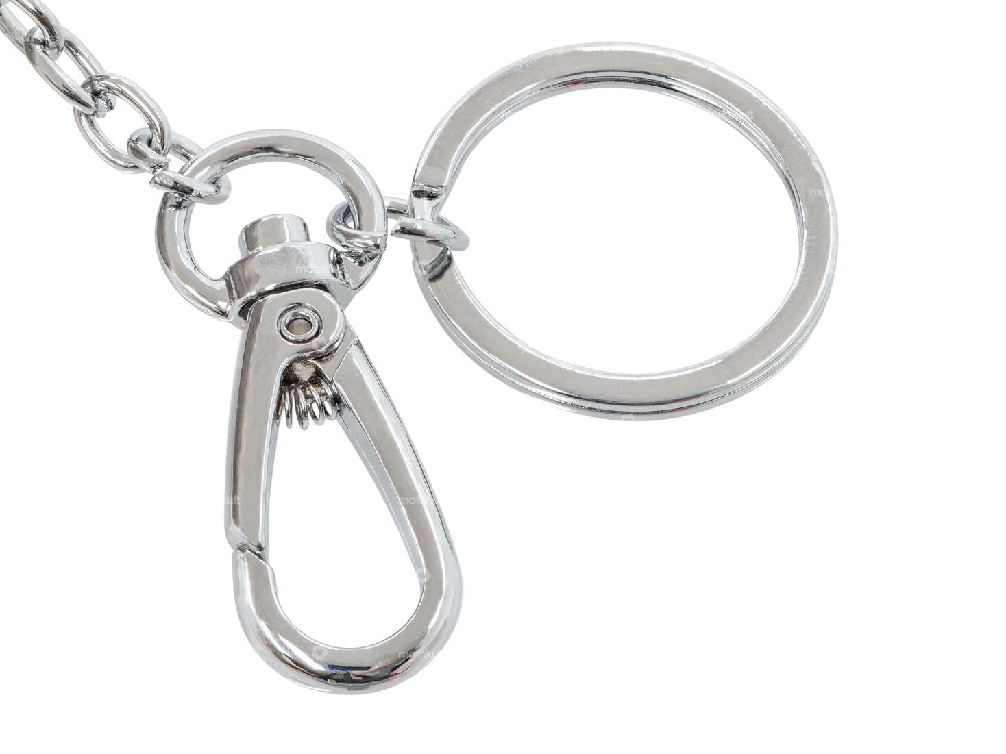 Pendentif queue de renard rose (fourrure synthétique) Carousel Image 2