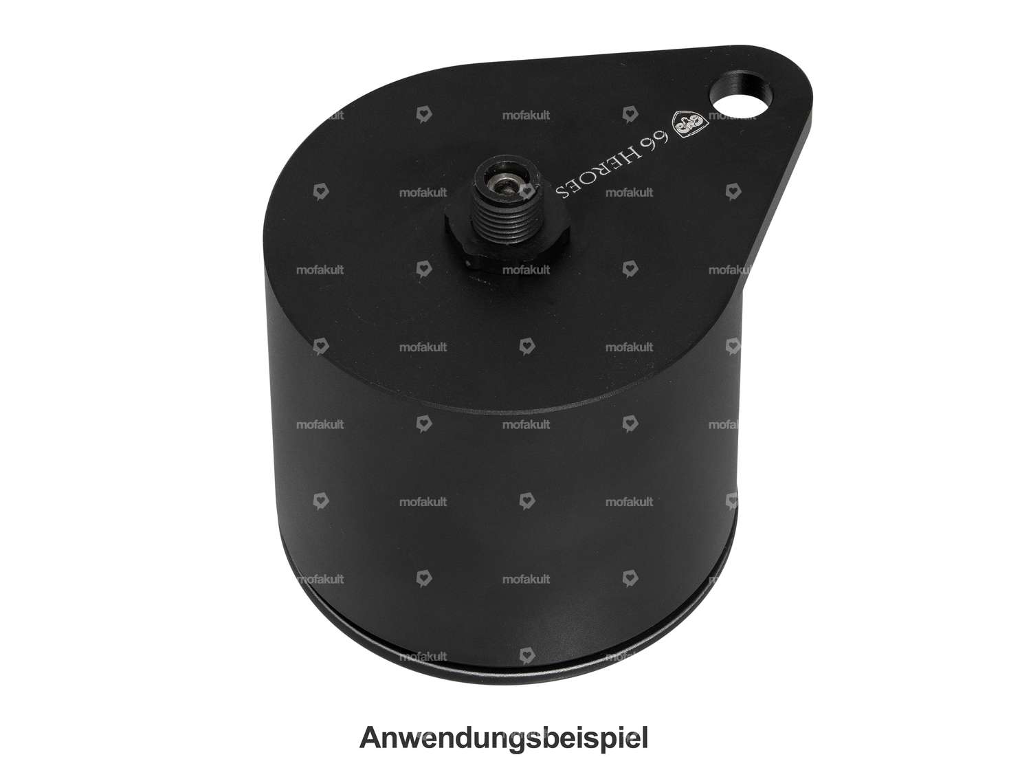 66HEROES speedometer bracket Ø 60 black Carousel Image 4