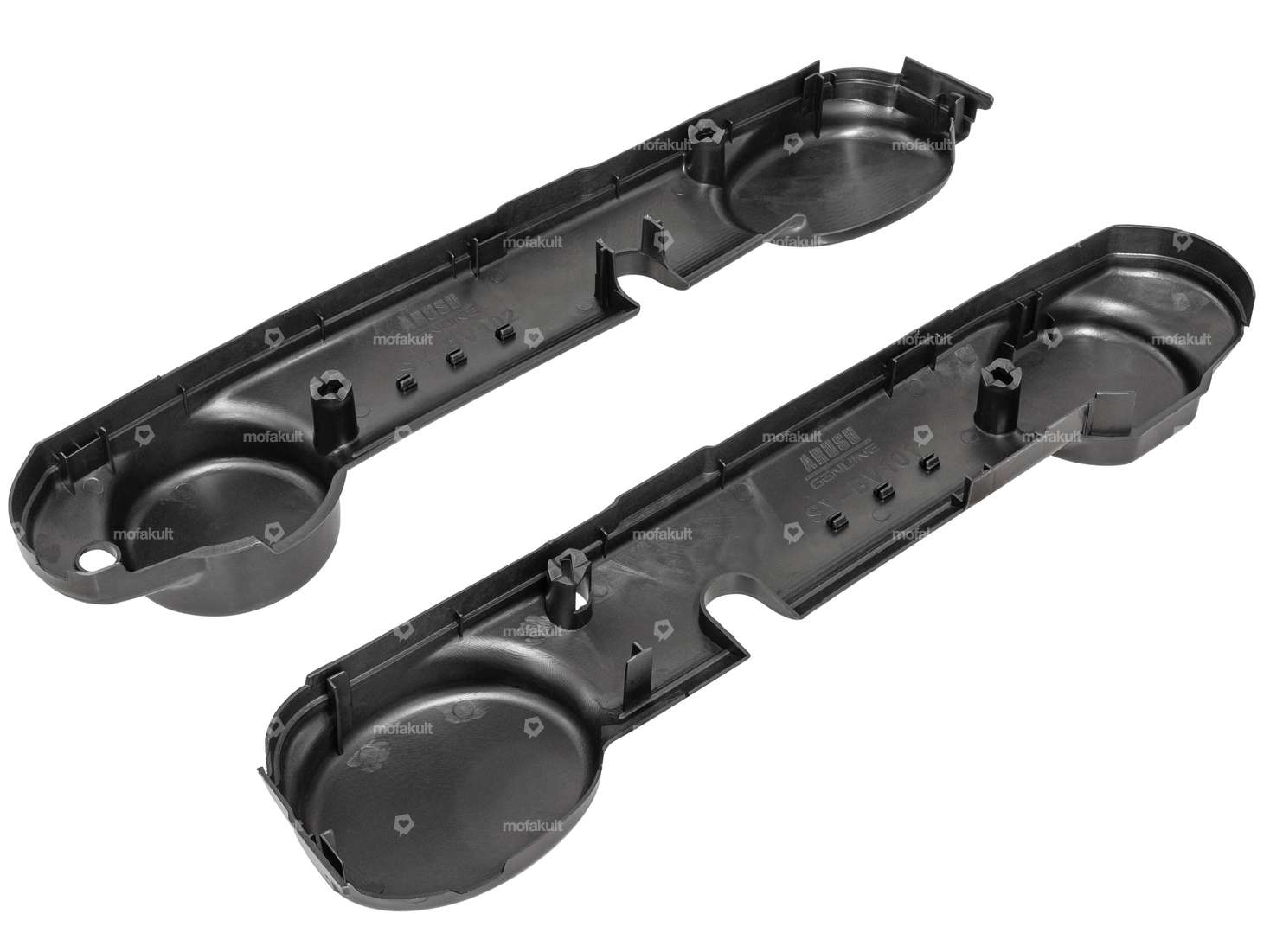 Protections latérales noires avec emblème | Piaggio Bravo Carousel Image 2