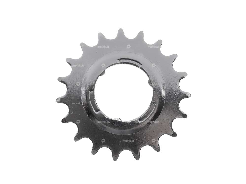 Rear sprocket 19 teeth chrome Carousel Image 1